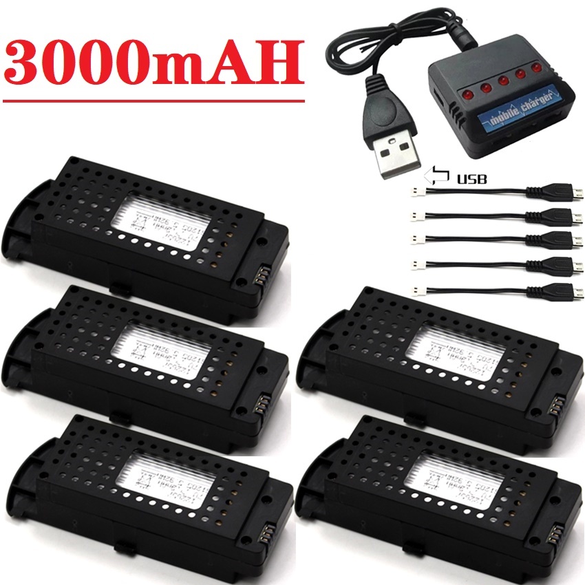 Drone Battery Li-Ion - Аккумулятор Q6 для дронов 3.7V 3000mAh