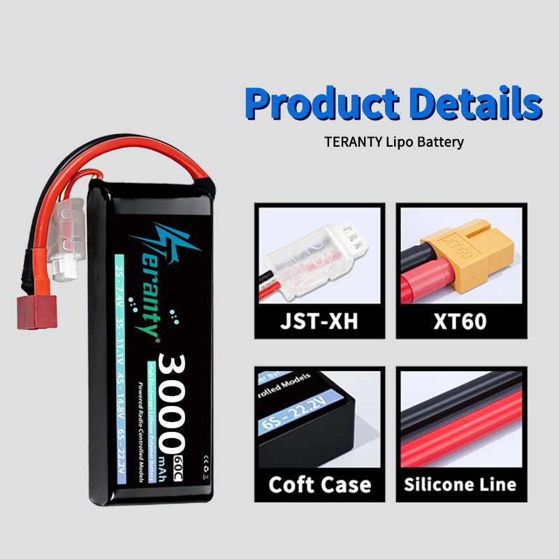 Аккумулятор LiPo TERANTY 2S 30 – обзор и цена Drone Battery Lipo