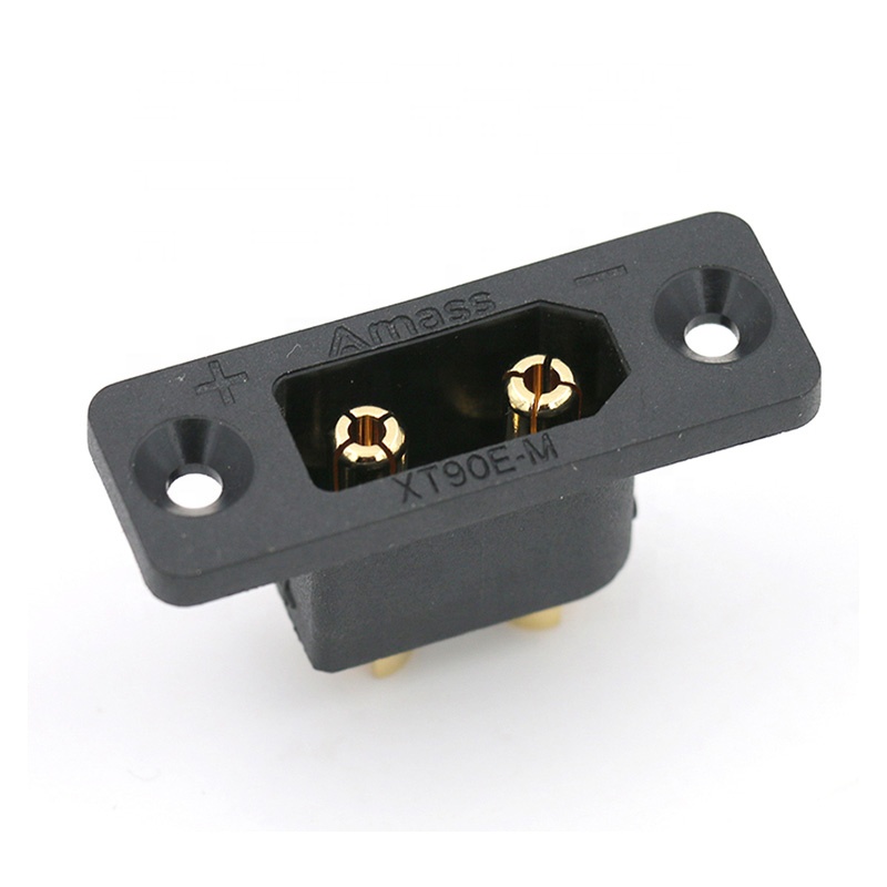 30PCSAmass Black XT90E-M Разъе – обзор и цена Drone Battery Connector