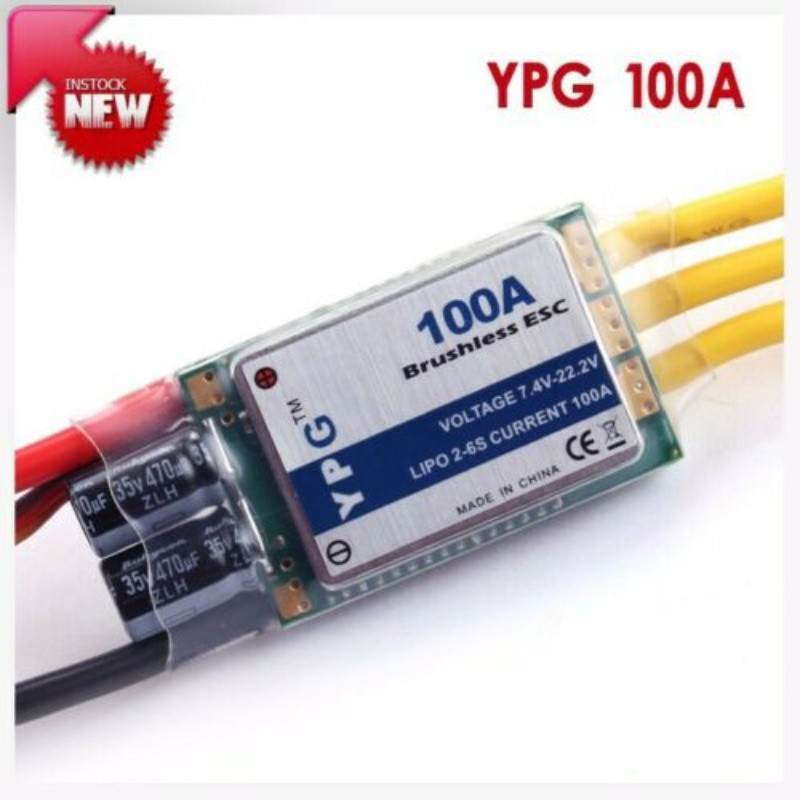 YPG 100A ESC 2 ~ 6S SBEC Бесще – обзор и цена Drone Battery 6S