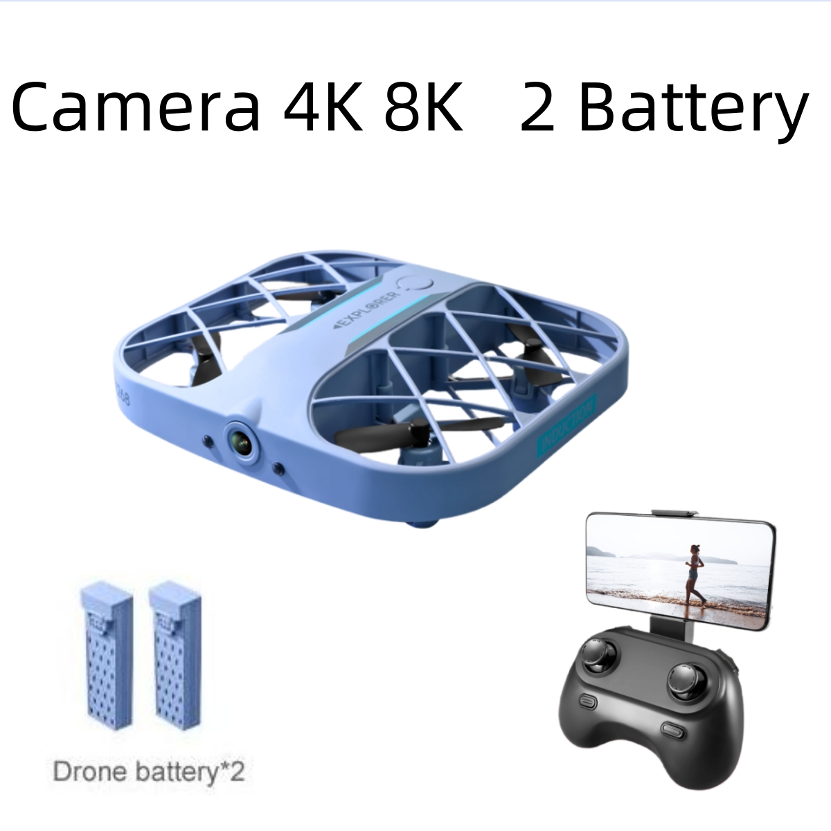 JJRC H107 FPV RC дрон с 2 бата – обзор и цена Drone Battery Case